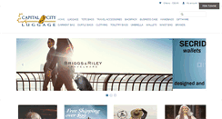 Desktop Screenshot of capitalcityluggage.com