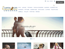 Tablet Screenshot of capitalcityluggage.com